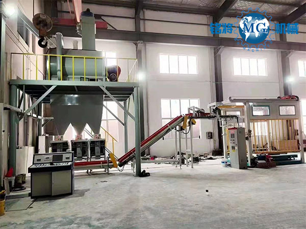 江蘇張家港輕質(zhì)石膏砂漿自動(dòng)化生產(chǎn)線安裝收尾！馬上準(zhǔn)備試機(jī)啦！