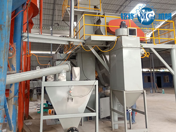 年產(chǎn)10萬(wàn)噸干粉砂漿生產(chǎn)線的組成，年產(chǎn)10萬(wàn)噸干粉砂漿生產(chǎn)線有什么優(yōu)勢(shì)？