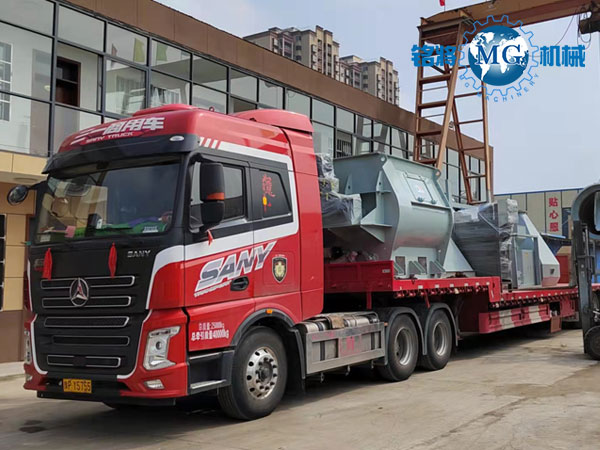 繼續(xù)發(fā)貨！干粉砂漿設(shè)備繼續(xù)發(fā)往南京鱷魚集團(tuán)