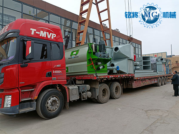 甘肅時產(chǎn)20噸干粉砂漿生產(chǎn)線已發(fā)貨！