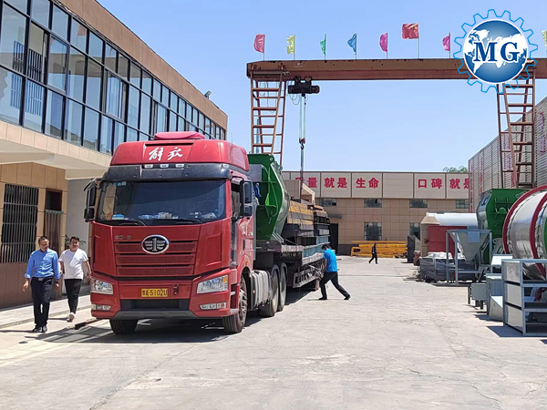 駐馬店年產(chǎn)20萬噸干粉砂漿生產(chǎn)線發(fā)貨！