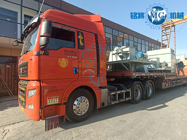 烈日炎炎出貨忙，廣東佛山干粉砂漿生產(chǎn)線再走一車！