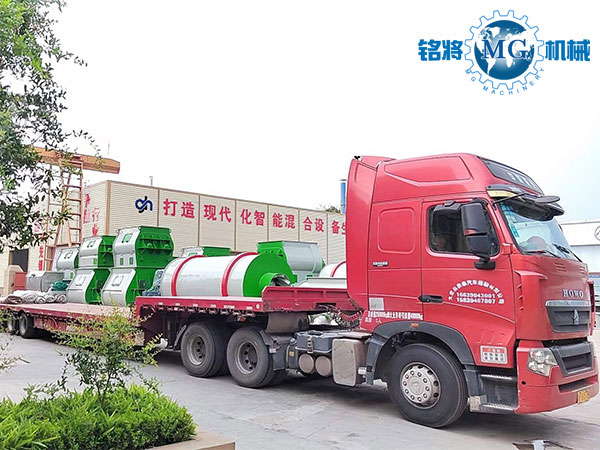 江西鷹潭干粉砂漿設備發(fā)貨！