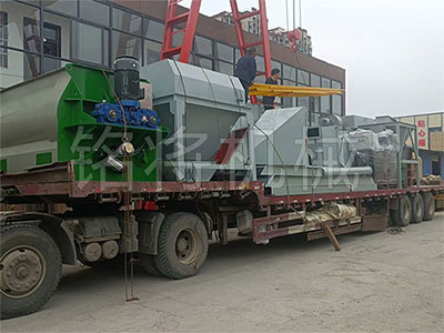 干粉砂漿生產(chǎn)線(xiàn)發(fā)貨現(xiàn)場(chǎng)